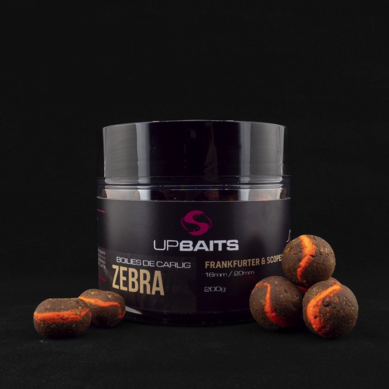 Boilies carlig Zebra Frankfurter & Scopex